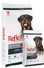Reflex Kuzulu ve Pirinçli 15 kg Yetişkin Köpek Maması