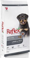 REFLE KUZU ETLİ YAVRU KÖPEK MAMASI 15 KG