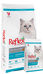 REFLEX SOMONLU KISIR KEDİ MAMASI 15+1 KG