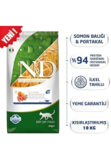 N&D Ocean Düşük Tahıllı Somonlu Kısırlaştırılmış Kedi Maması 10 kg
