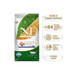 N&D Düşük Tahıllı Kuzulu Yaban Mersinli 10 kg Yetişkin Kuru Kedi Maması