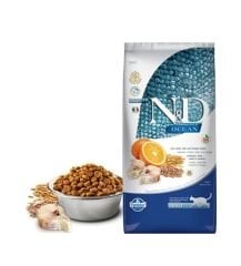 N&D 10 kg Düşük Tahıllı Morina Balıklı Yetişkin Kedi Maması