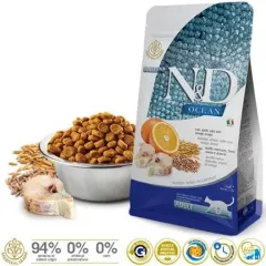 N&D Düşük Tahıllı Morina Balık ve Portakallı Kedi Maması 10 kg