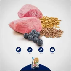 N&D Düşük Tahıllı Kuzulu Yaban Mersinli Yavru Medium&Maxi Köpek Maması 12Kg