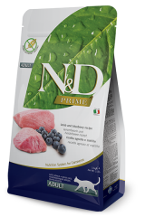 N&D Prime Tahılsız Kuzu Etli Yaban Mersinli Yetişkin Kedi Maması 10 kg